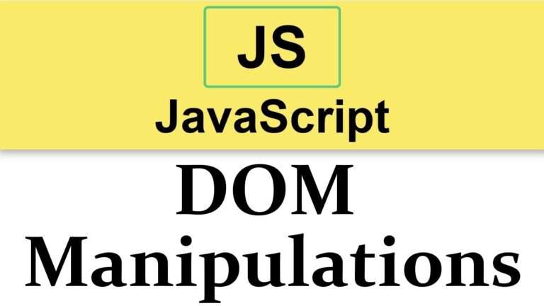 JavaScript DOM manipulation