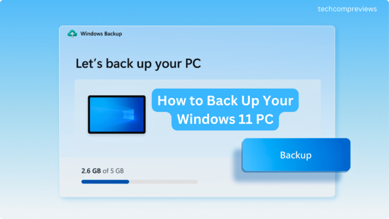 How to Back Up Your Windows 11 PC