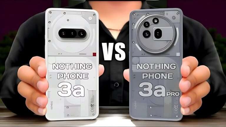 Nothing Phone 3a and 3a Pro