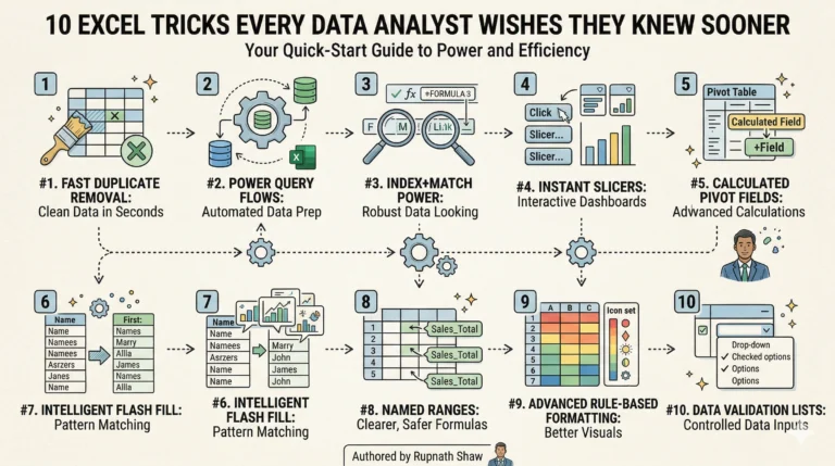 10 Excel Tricks Every Data Analyst Wishes They Knew Sooner