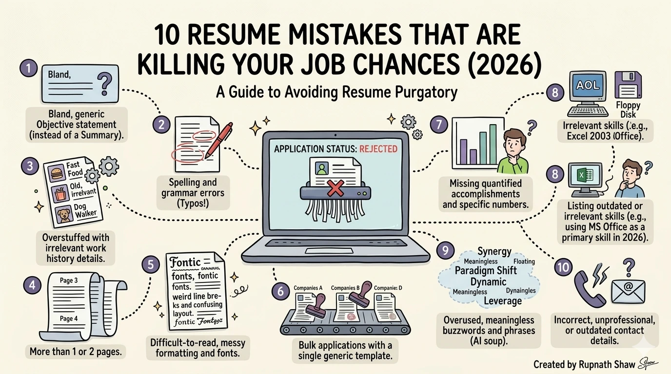 10 Resume Mistakes That Are Killing Your Job Chances (2026)