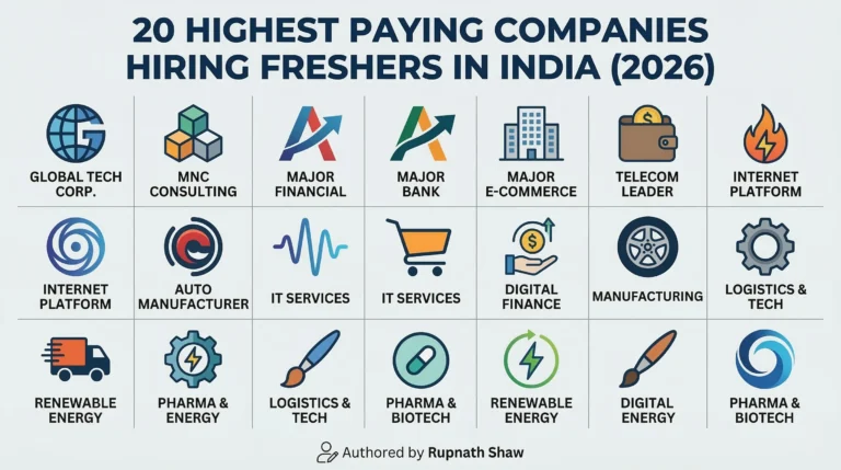 20 Highest Paying Companies Hiring Freshers in India