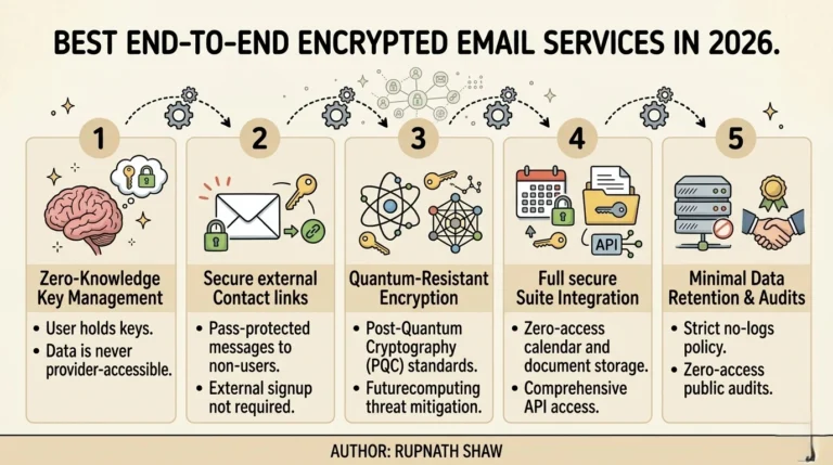 Best End-to-End Encrypted Email Services in 2026