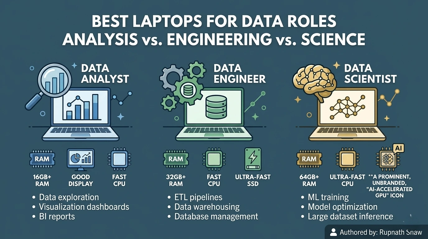 Best Laptops for Data Analysts, Data Engineers, and Data Scientists
