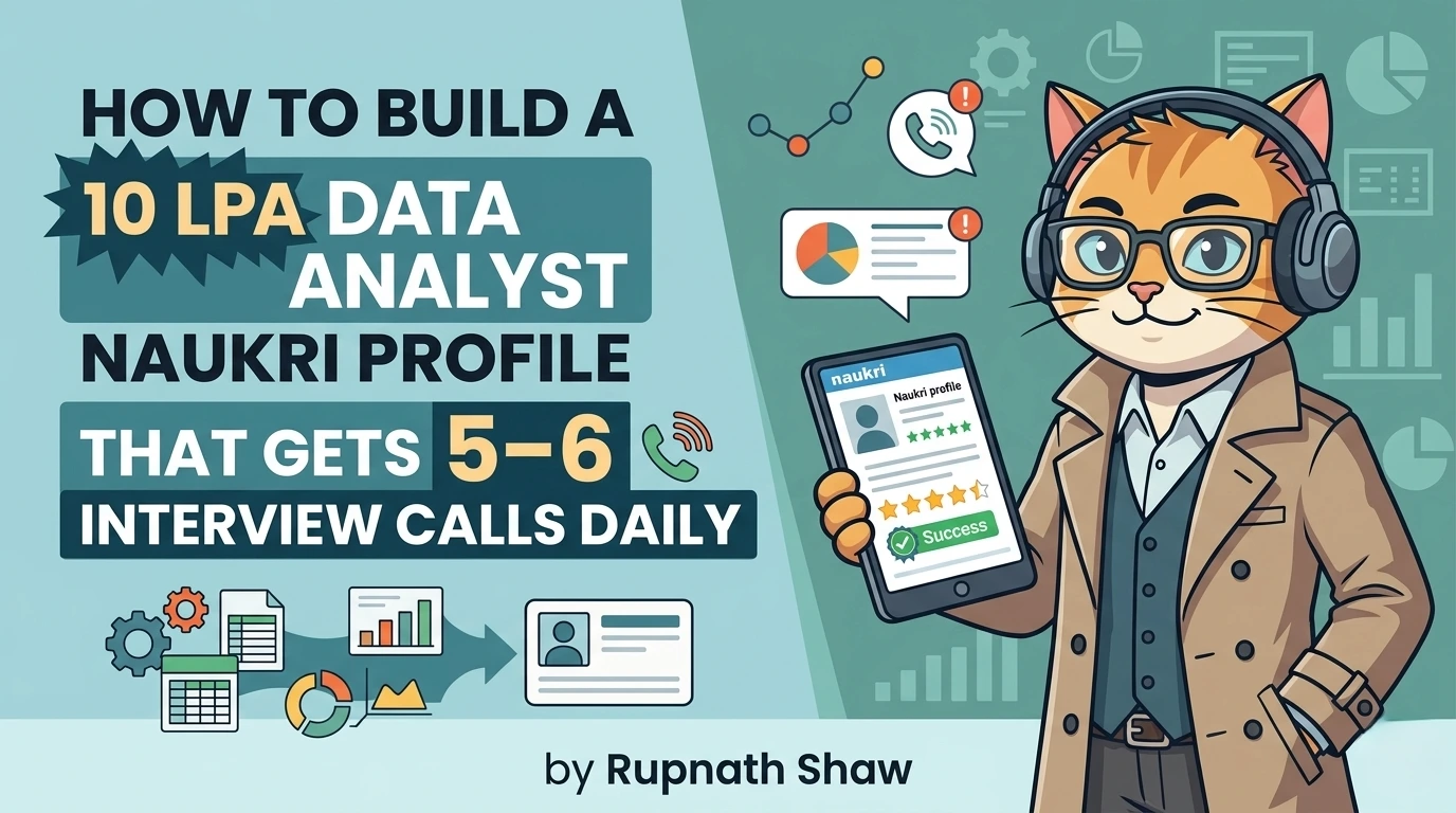 How to Build a 10 LPA Data Analyst Naukri Profile That Gets 5–6 Interview Calls Daily