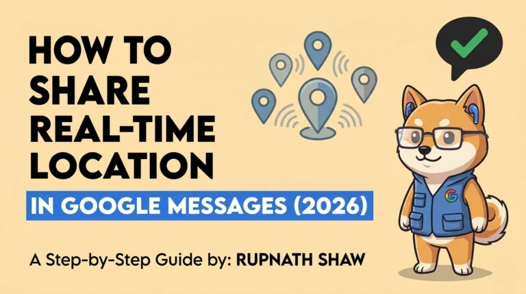 How to Share Real-Time Location in Google Messages (2026)