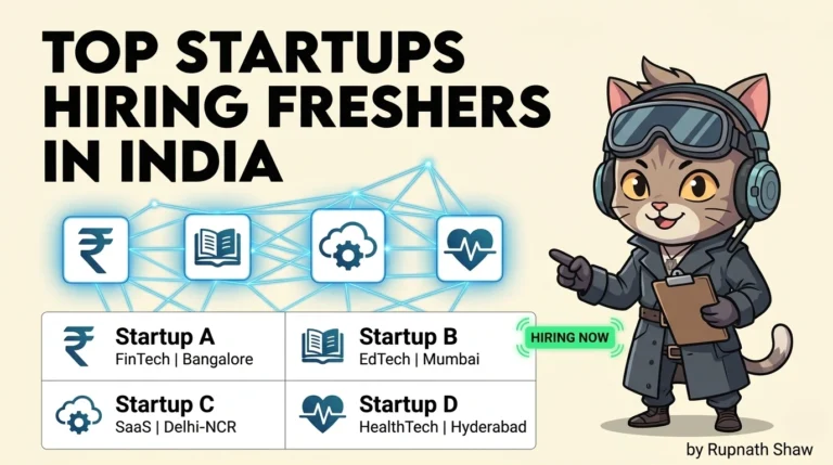 Top Startups Hiring Freshers in India
